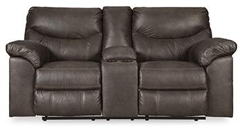 Boxberg Reclining Loveseat with Console - De Avenue Furniture