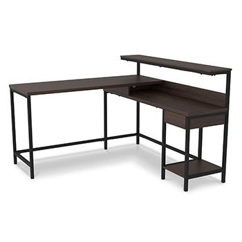 Camiburg Home Office L-Desk with Storage - De Avenue Furniture