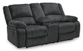 Draycoll Reclining Loveseat with Console - De Avenue Furniture