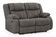First Base Reclining Loveseat - De Avenue Furniture