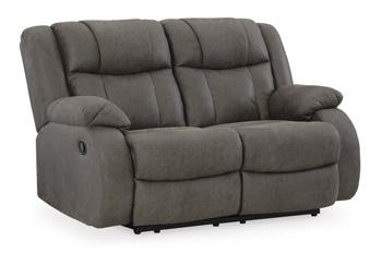 First Base Reclining Loveseat - De Avenue Furniture