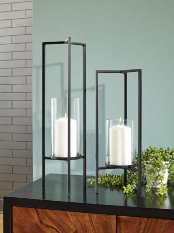 Ginette Candle Holder (Set of 2) - De Avenue Furniture