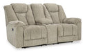 Hindmarsh Power Reclining Loveseat with Console - De Avenue Furniture