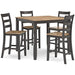 Gesthaven Counter Height Dining Table and 4 Barstools (Set of 5) - De Avenue Furniture