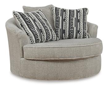 Calnita Oversized Swivel Accent Chair - De Avenue Furniture