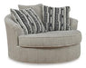Calnita Oversized Swivel Accent Chair - De Avenue Furniture