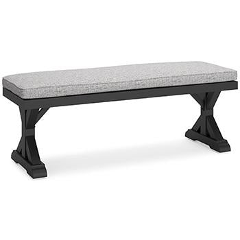 Beachcroft Outdoor Bench with Cushion - De Avenue Furniture