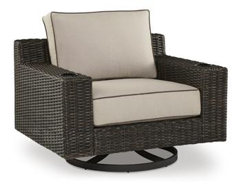 Coastline Bay Outdoor Swivel Lounge with Cushion - De Avenue Furniture