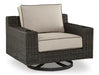 Coastline Bay Outdoor Swivel Lounge with Cushion - De Avenue Furniture