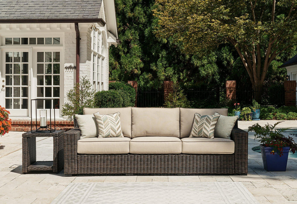 Coastline Bay Outdoor Sofa with Cushion - De Avenue Furniture
