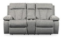 Mitchiner Reclining Loveseat with Console - De Avenue Furniture