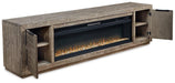 Krystanza TV Stand with Electric Fireplace - De Avenue Furniture