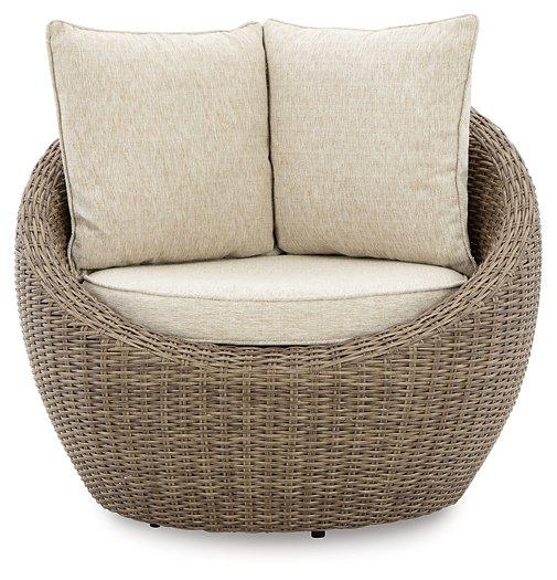 Danson Swivel Lounge with Cushion (Set of 2) - De Avenue Furniture