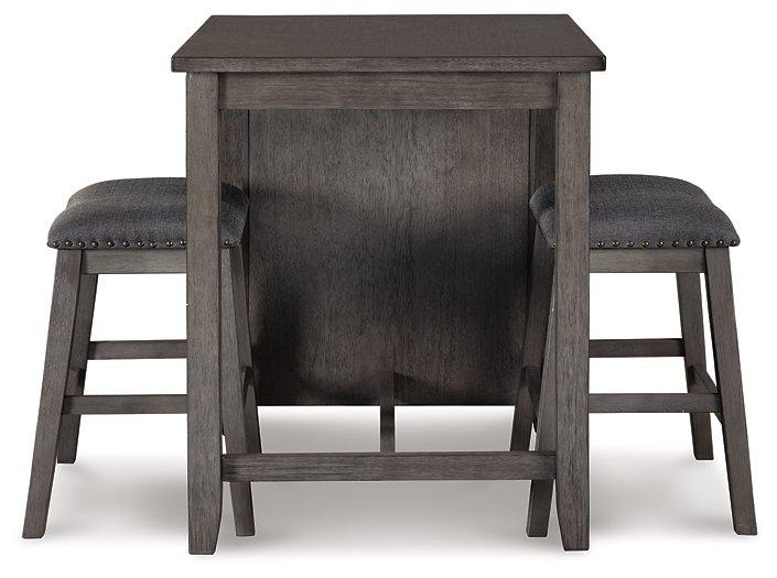 Caitbrook Counter Height Dining Table and Bar Stools (Set of 3) - De Avenue Furniture