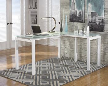 Baraga Home Office L-Desk - De Avenue Furniture