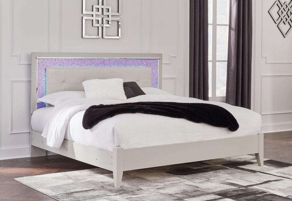 Zyniden Upholstered Bed - De Avenue Furniture