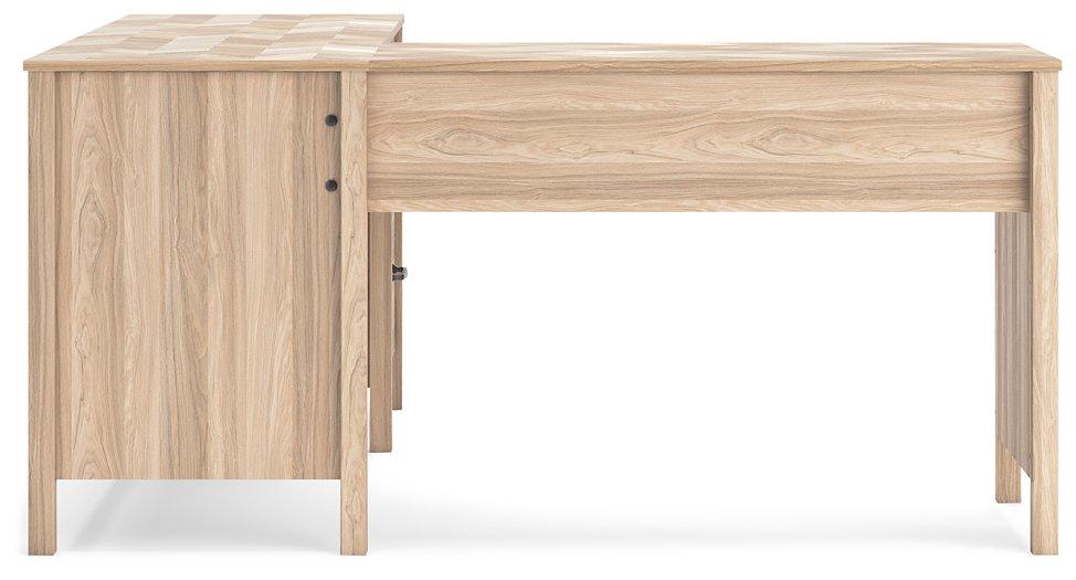 Battelle 60" Home Office Desk with Return - De Avenue Furniture