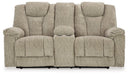 Hindmarsh Power Reclining Loveseat with Console - De Avenue Furniture