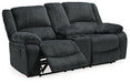 Draycoll Reclining Loveseat with Console - De Avenue Furniture