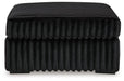 Midnight-Madness Oversized Accent Ottoman - De Avenue Furniture