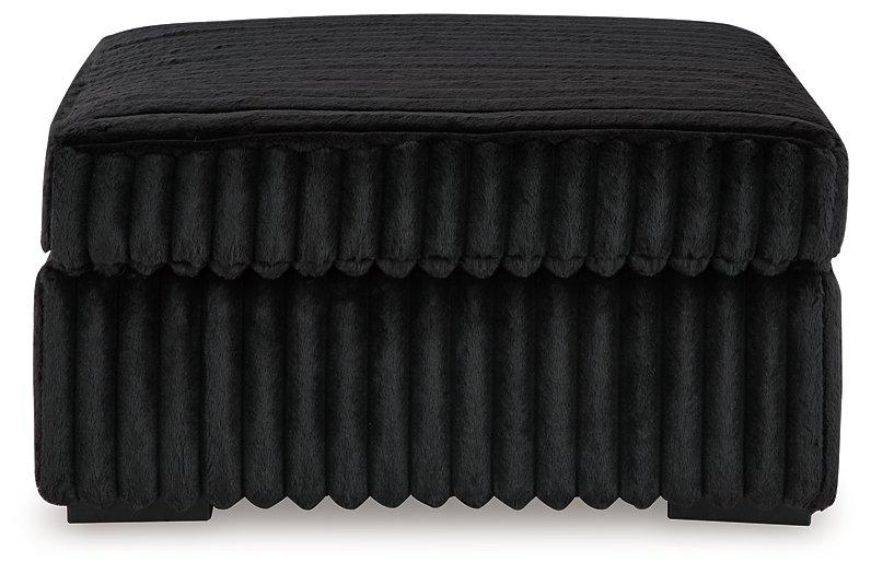 Midnight-Madness Oversized Accent Ottoman - De Avenue Furniture