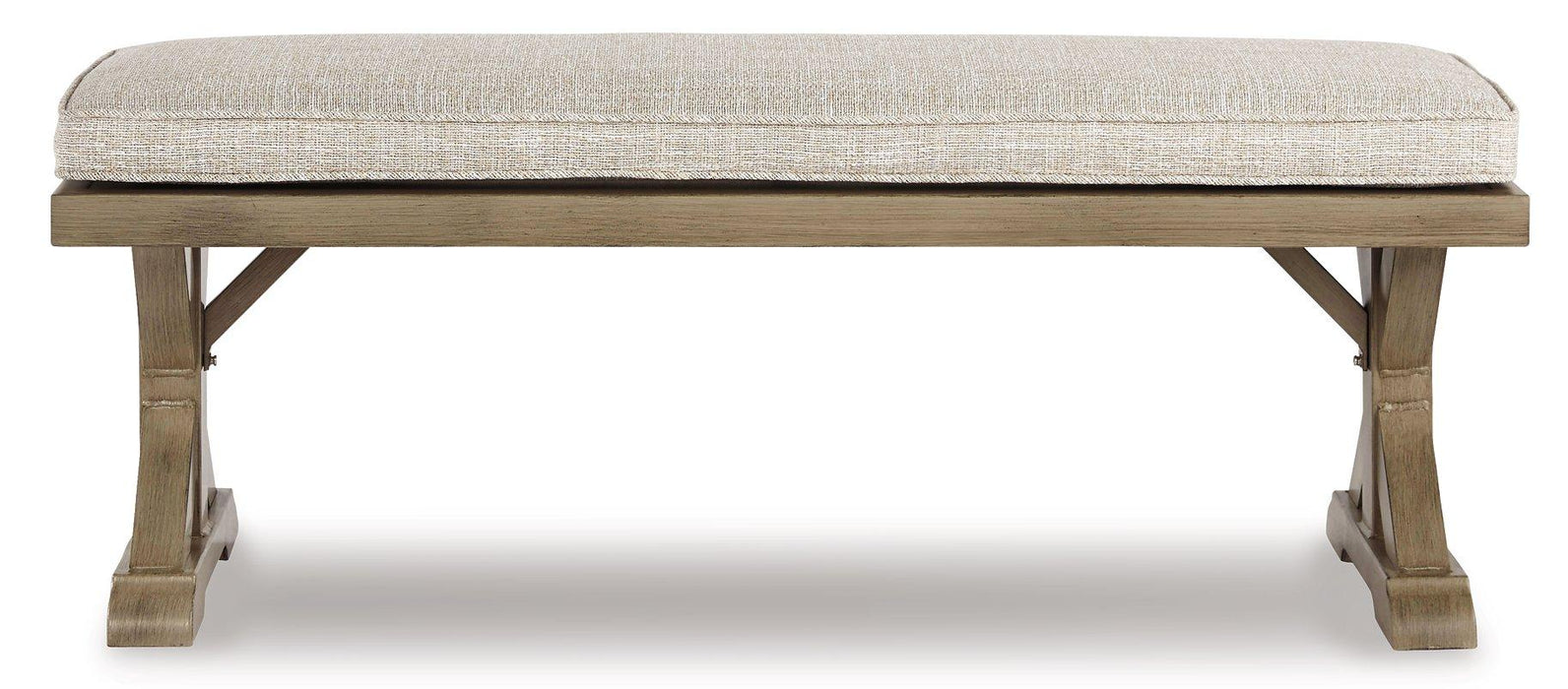 Beachcroft Outdoor Bench with Cushion - De Avenue Furniture