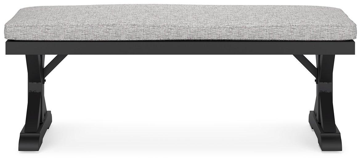 Beachcroft Outdoor Bench with Cushion - De Avenue Furniture