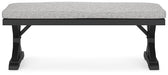 Beachcroft Outdoor Bench with Cushion - De Avenue Furniture