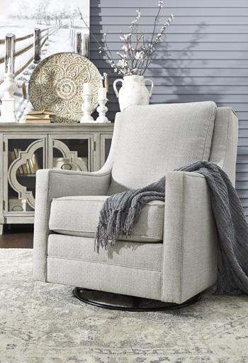 Kambria Swivel Glider Accent Chair - De Avenue Furniture