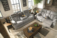 Mitchiner Reclining Loveseat with Console - De Avenue Furniture