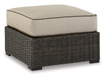 Coastline Bay Outdoor Ottoman with Cushion - De Avenue Furniture
