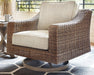 Beachcroft Outdoor Swivel Lounge with Cushion - De Avenue Furniture