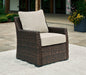 Brook Ranch Outdoor Lounge Chair with Cushion - De Avenue Furniture