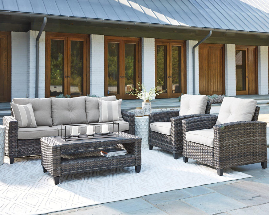 Cloverbrooke 4-Piece Outdoor Conversation Set - De Avenue Furniture