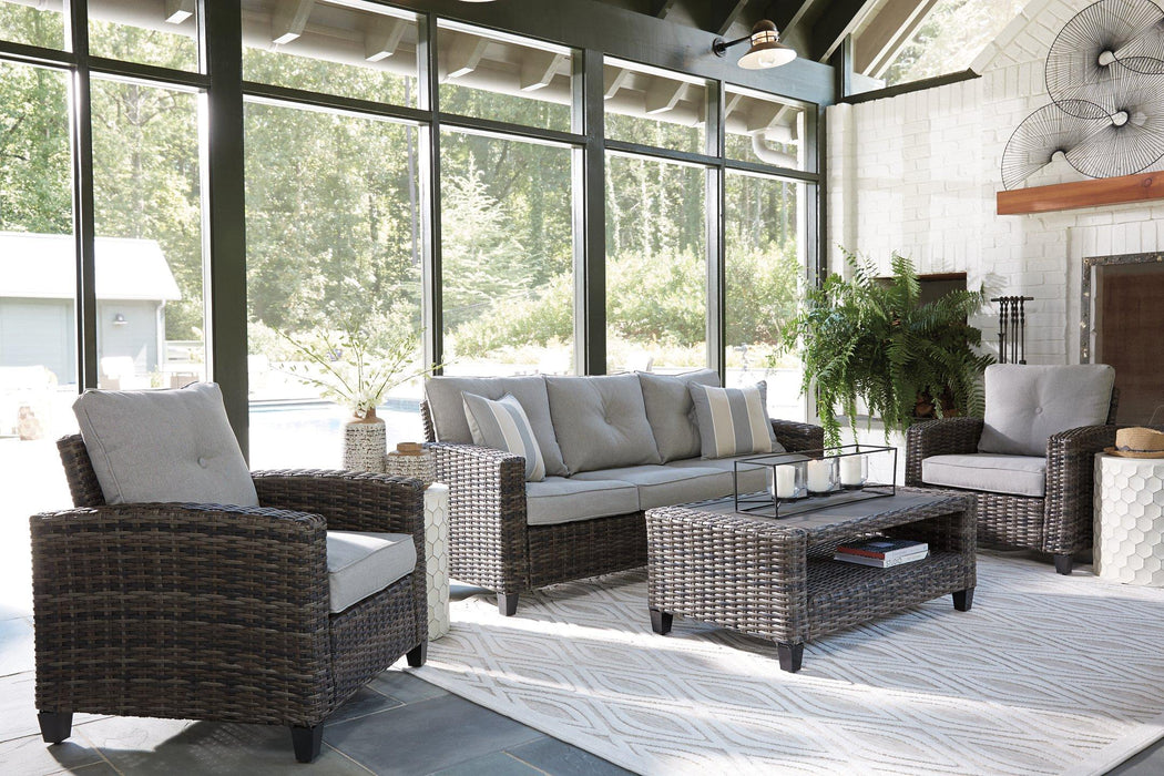 Cloverbrooke 4-Piece Outdoor Conversation Set - De Avenue Furniture