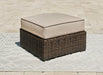 Coastline Bay Outdoor Ottoman with Cushion - De Avenue Furniture