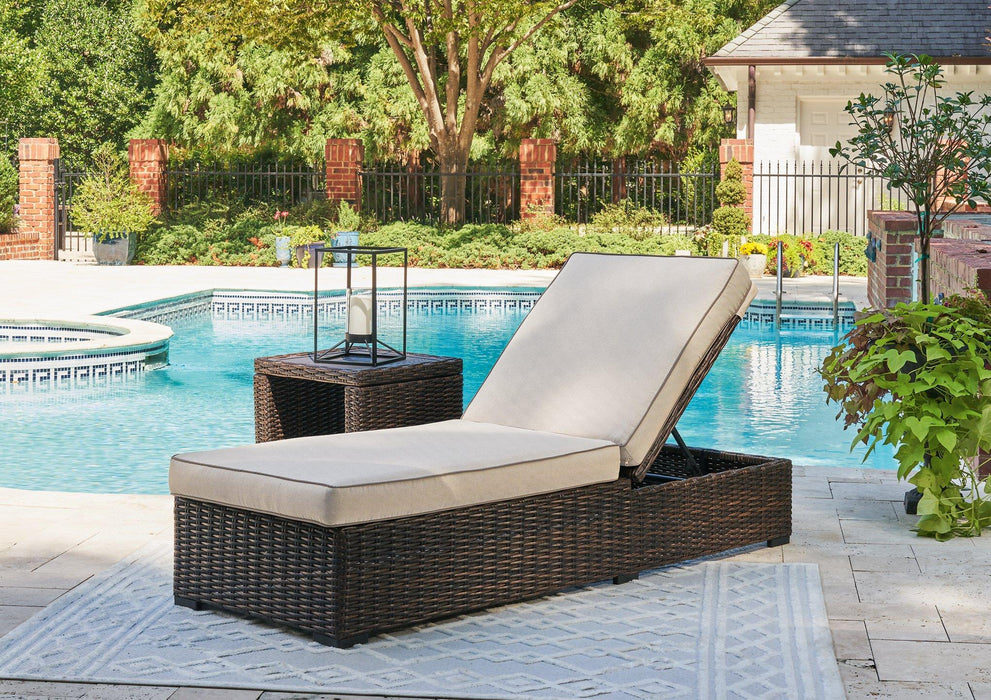 Coastline Bay Outdoor Chaise Lounge with Cushion - De Avenue Furniture
