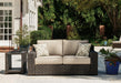 Coastline Bay Outdoor Loveseat with Cushion - De Avenue Furniture