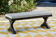 Beachcroft Outdoor Bench with Cushion - De Avenue Furniture