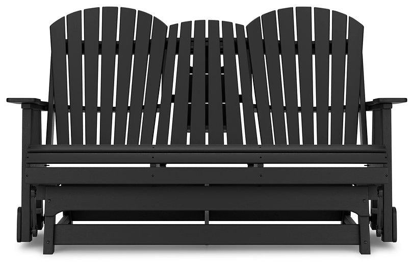 Hyland wave Outdoor Glider Loveseat - De Avenue Furniture