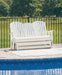 Hyland wave Outdoor Glider Loveseat - De Avenue Furniture