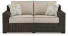Coastline Bay Outdoor Loveseat with Cushion - De Avenue Furniture