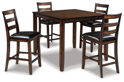 Coviar Counter Height Dining Table and Bar Stools (Set of 5) - De Avenue Furniture