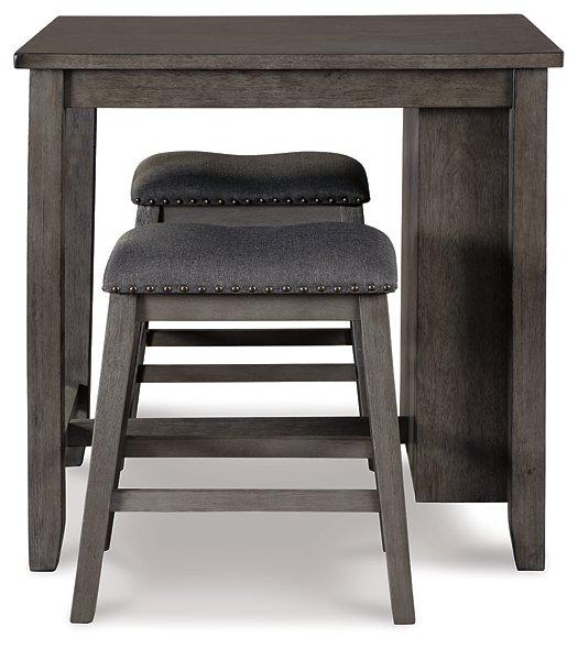 Caitbrook Counter Height Dining Table and Bar Stools (Set of 3) - De Avenue Furniture