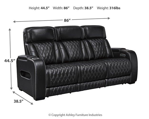 Boyington Power Reclining Sofa - De Avenue Furniture