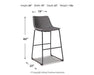 Centiar Pub Height Bar Stool - De Avenue Furniture