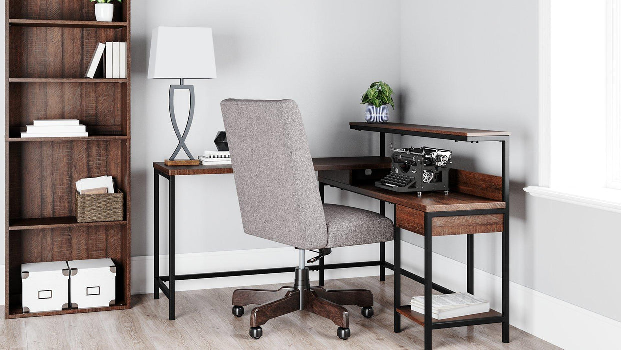 Camiburg Home Office L-Desk with Storage - De Avenue Furniture