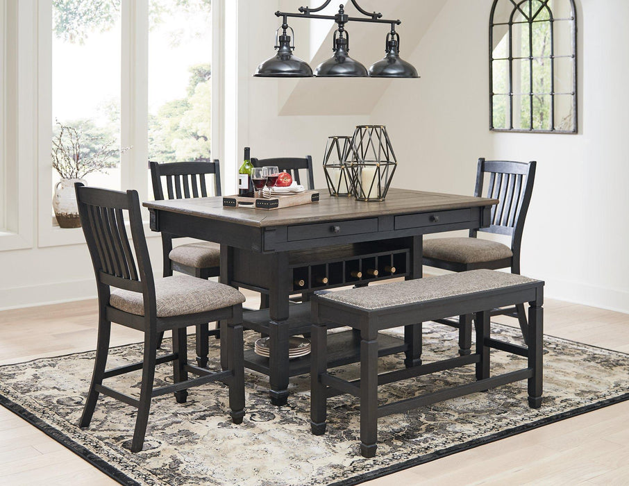 Tyler Creek Counter Height Dining Set - De Avenue Furniture