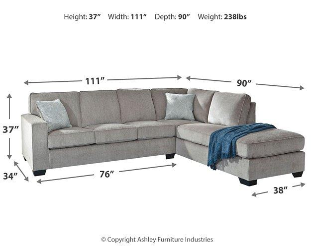 Altari Sectional with Chaise - De Avenue Furniture