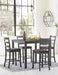 Bridson Counter Height Dining Table and Bar Stools (Set of 5) - De Avenue Furniture